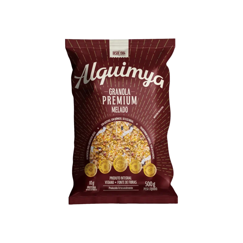Granola Premium Melado 500g da Alquimya