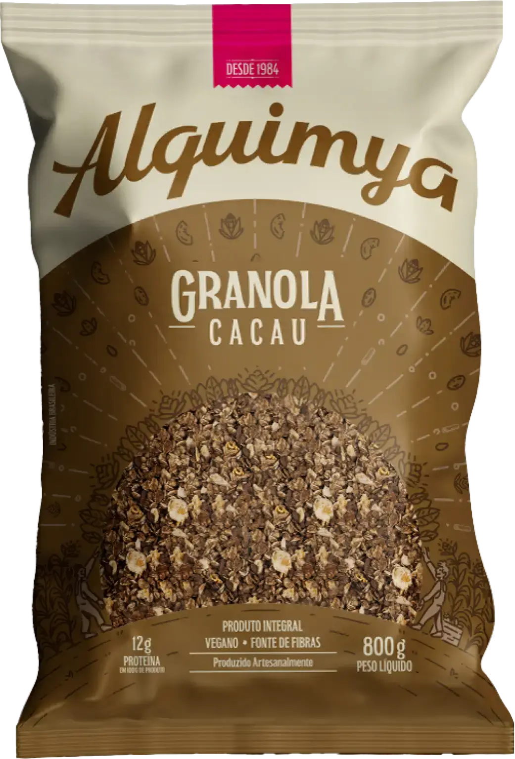 Granola_Cacau 1 Granola Cacau 800g - Imagem 1