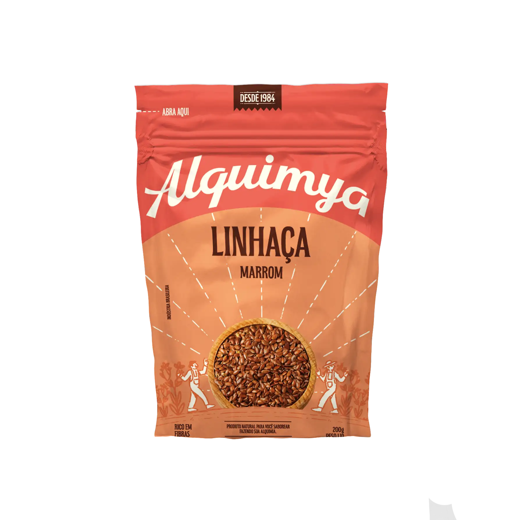 Linhaça_Marrom 1 Linhaça Marrom 200g - Imagem 1
