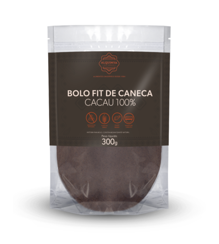 Bolo Fit de Caneca Cacau 100% 300g