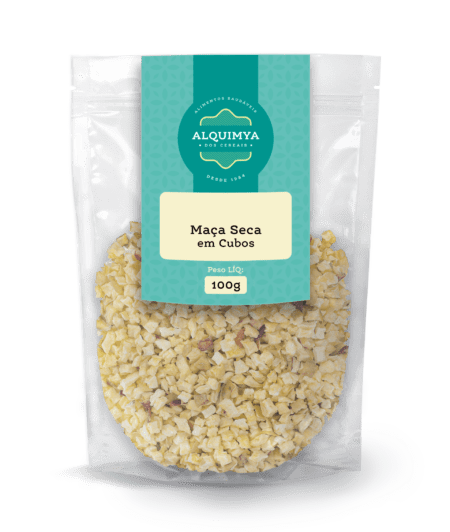 Maçã Seca em Cubos 100g
