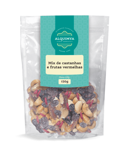 Mix de Castanha e Frutas Vermelhas 150g