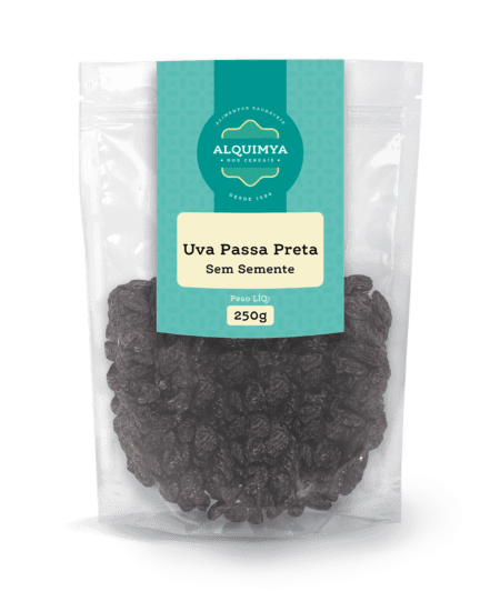 Uva Passa Preta sem Semente 250g