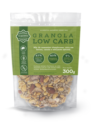 Granola Low Carb -Alquimya dos Cereais. A opção ideal para a sua dieta low carb.