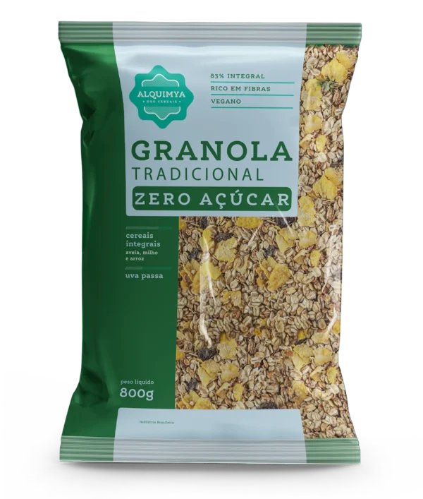 Granola Tradicional Zero Açúcar 800g